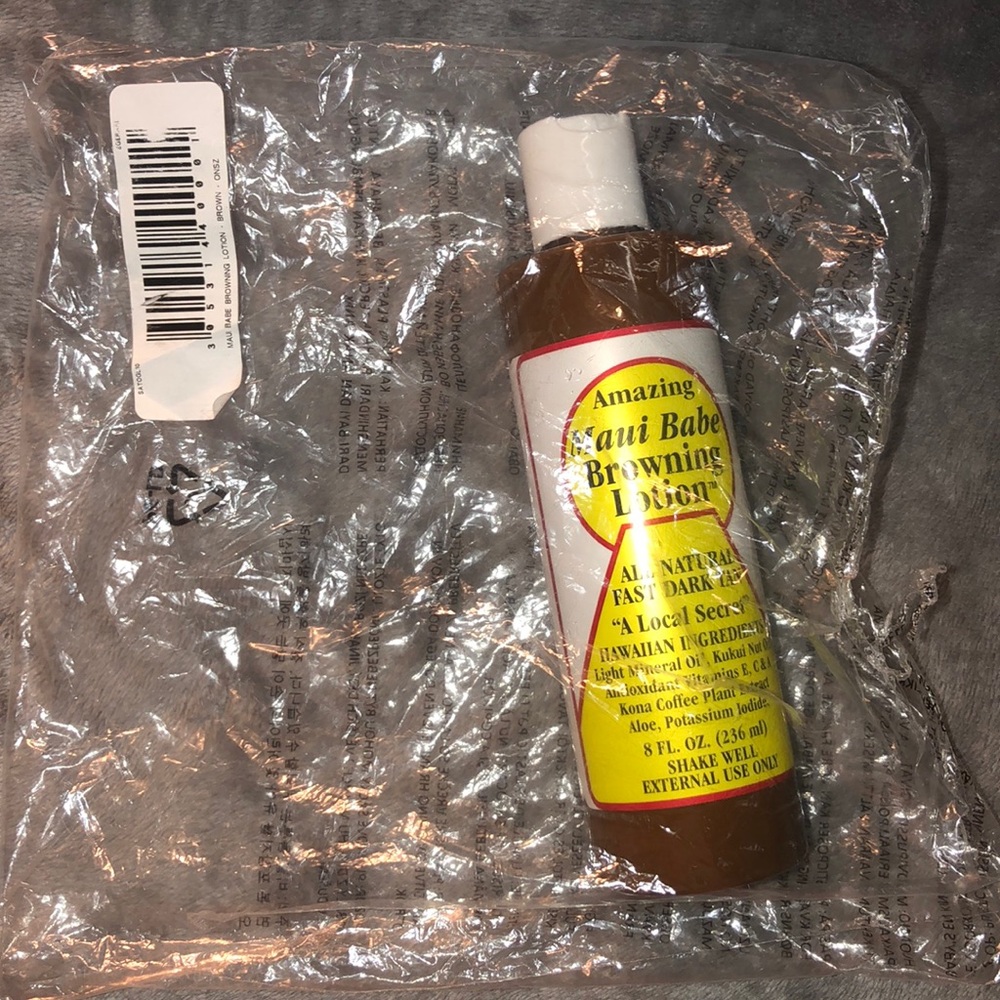 Maui babe browning tanning lotion
